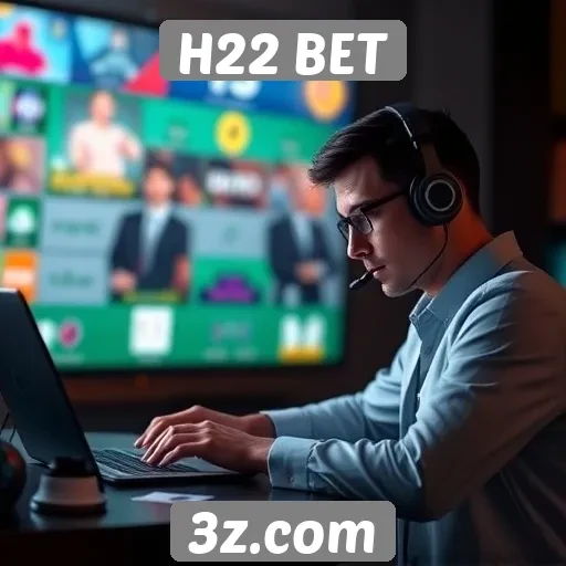 Recursos de suporte ao cliente no H22 BET